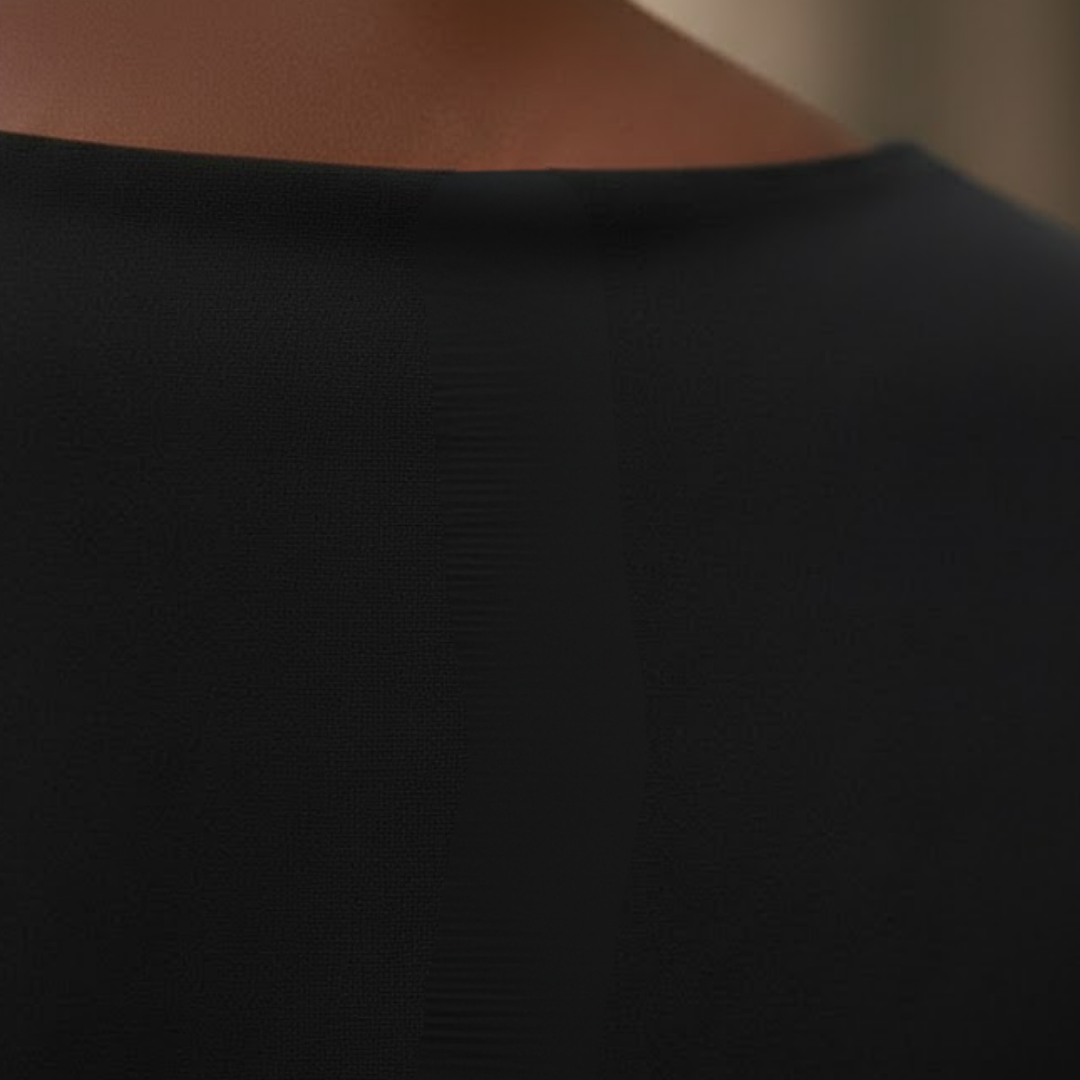 Robe longue plissée sans manches pour femme col bateau