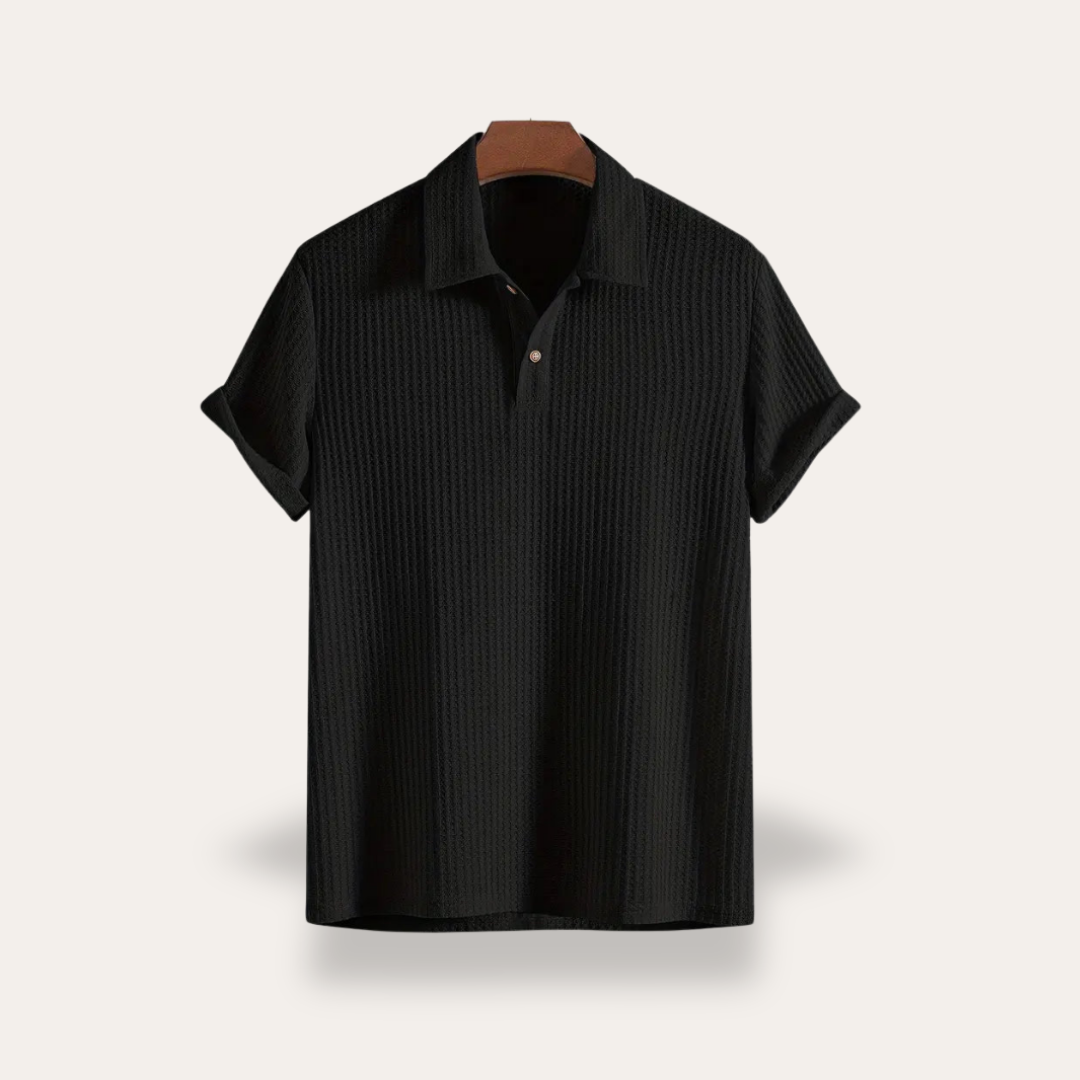 Herren Poloshirt Kurzarm Struktur | Vestea