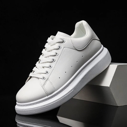 Men's Chunky Platform Casual Sneakers | Lace-Up Front