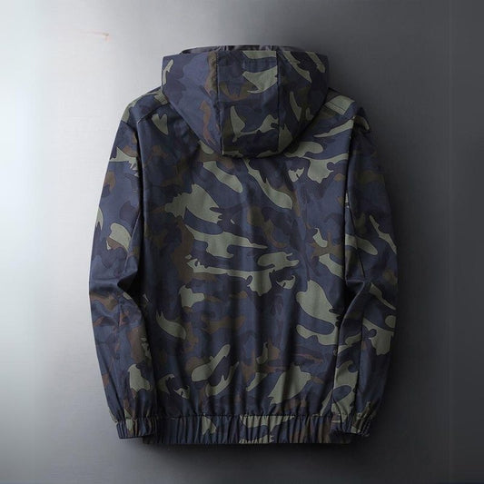 Men's Lightweight Camo Jacket | Wind Resistant Front