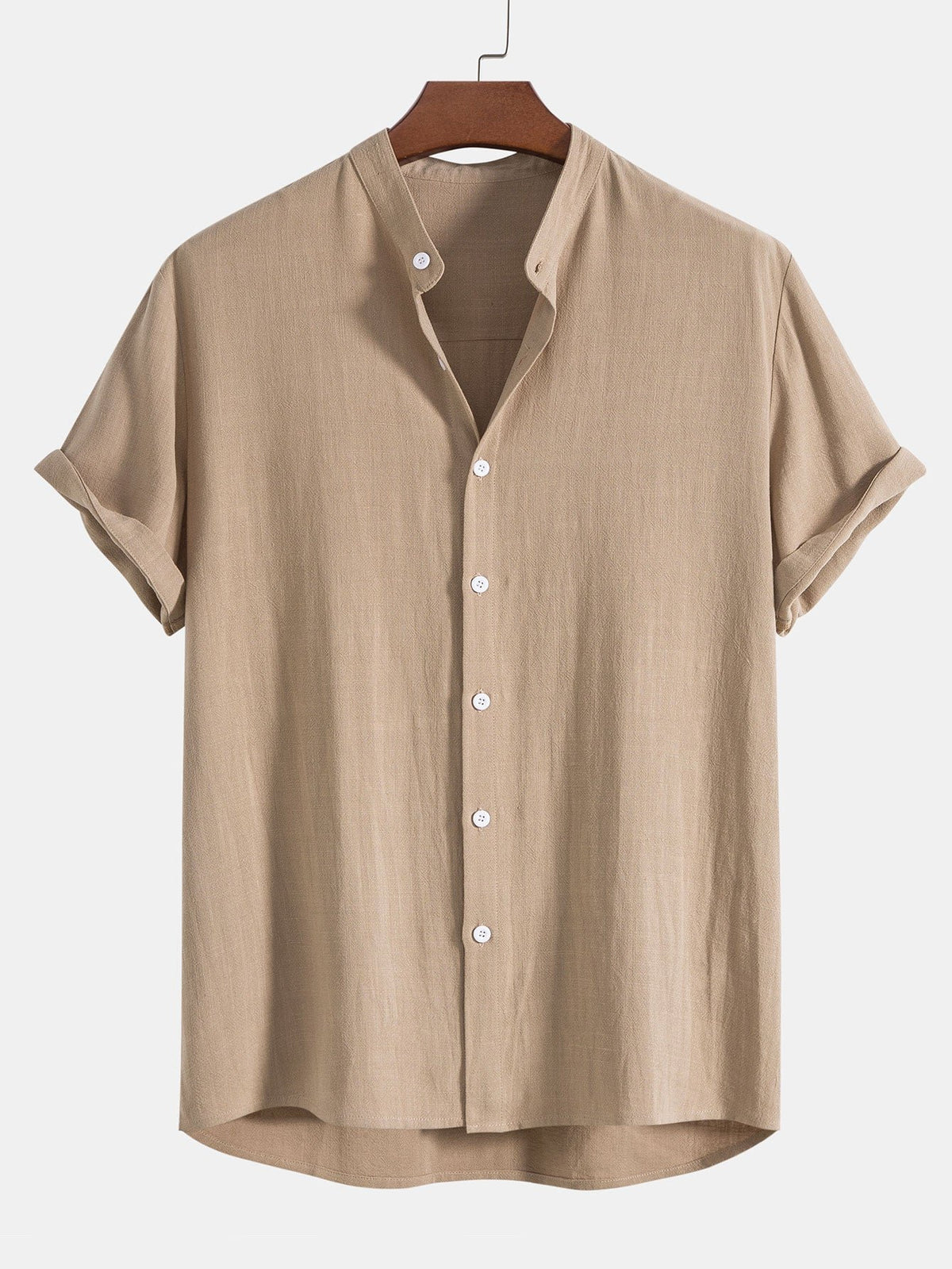 Men's Linen Shirt Pants Set | Rolled Cuffs Alternate
