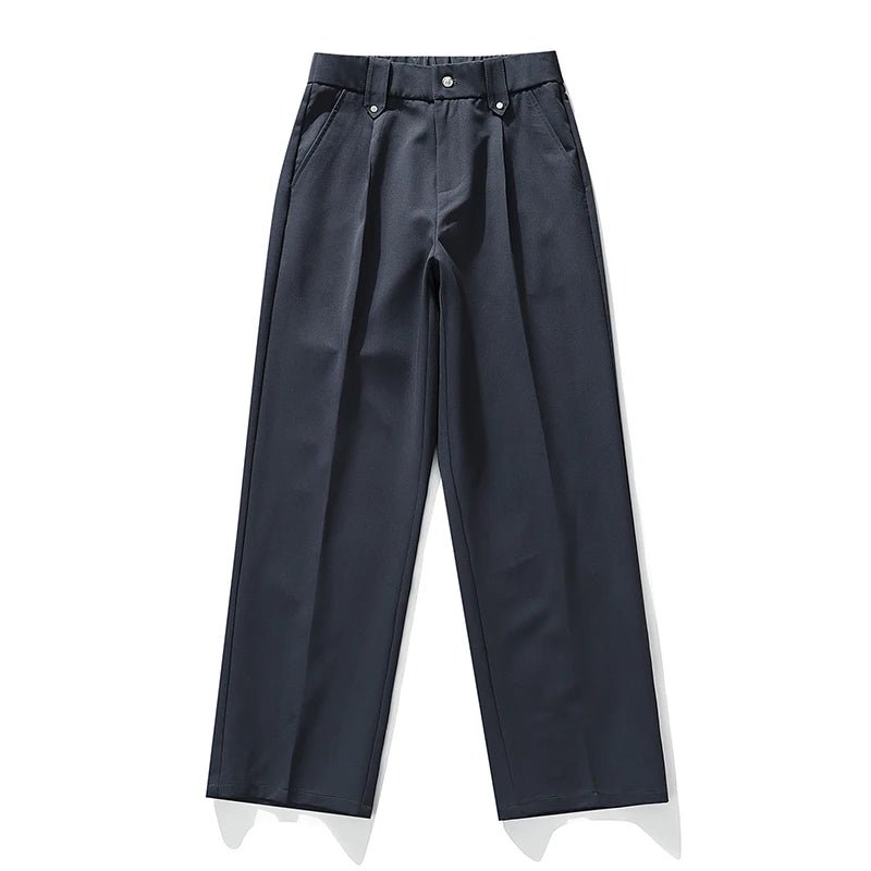 Men's Pleated Chino Trousers | Relaxed Fit View 11