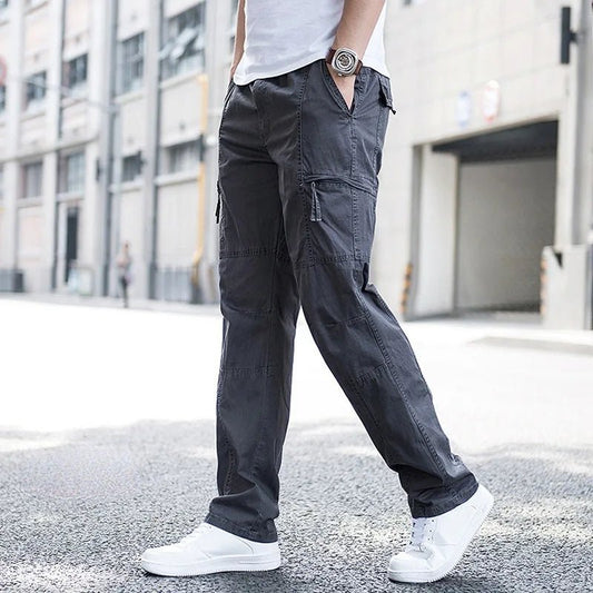Men's Stretch Organic Cotton Cargo Pants Front