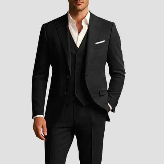 Men's Three-Piece Slim Fit Suit | Weddings Formal Events Front