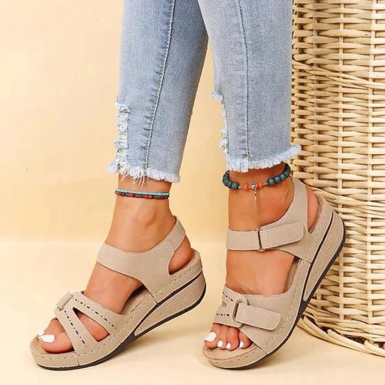 Women's Buckle Strap Walking Sandals | Adjustable Angle
