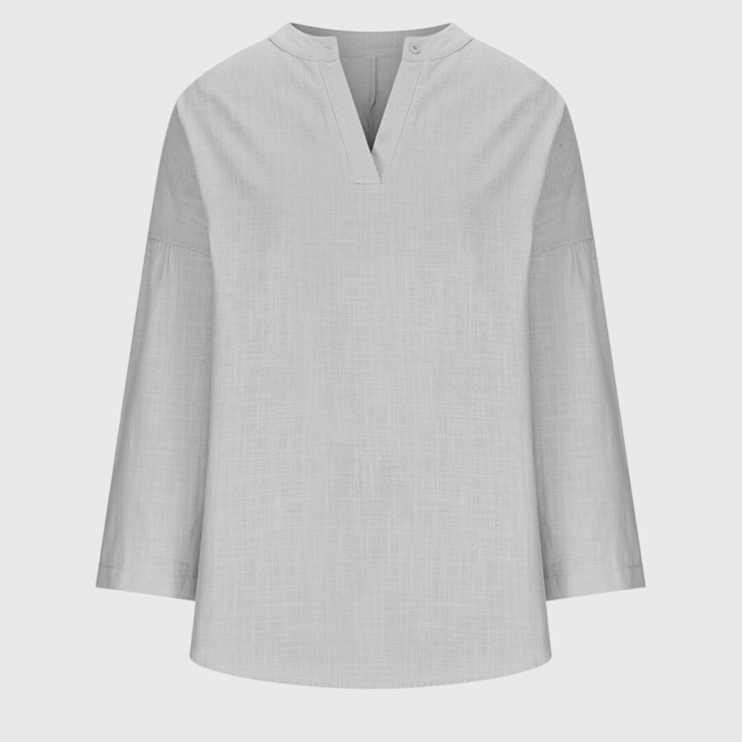 Women's Shirt Flowy Sleeveless Button-Up Casual