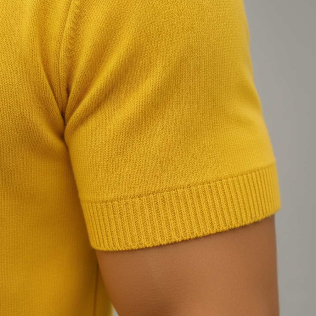 Kurzarm-Cashmere-Pullover für Herren | Vestea