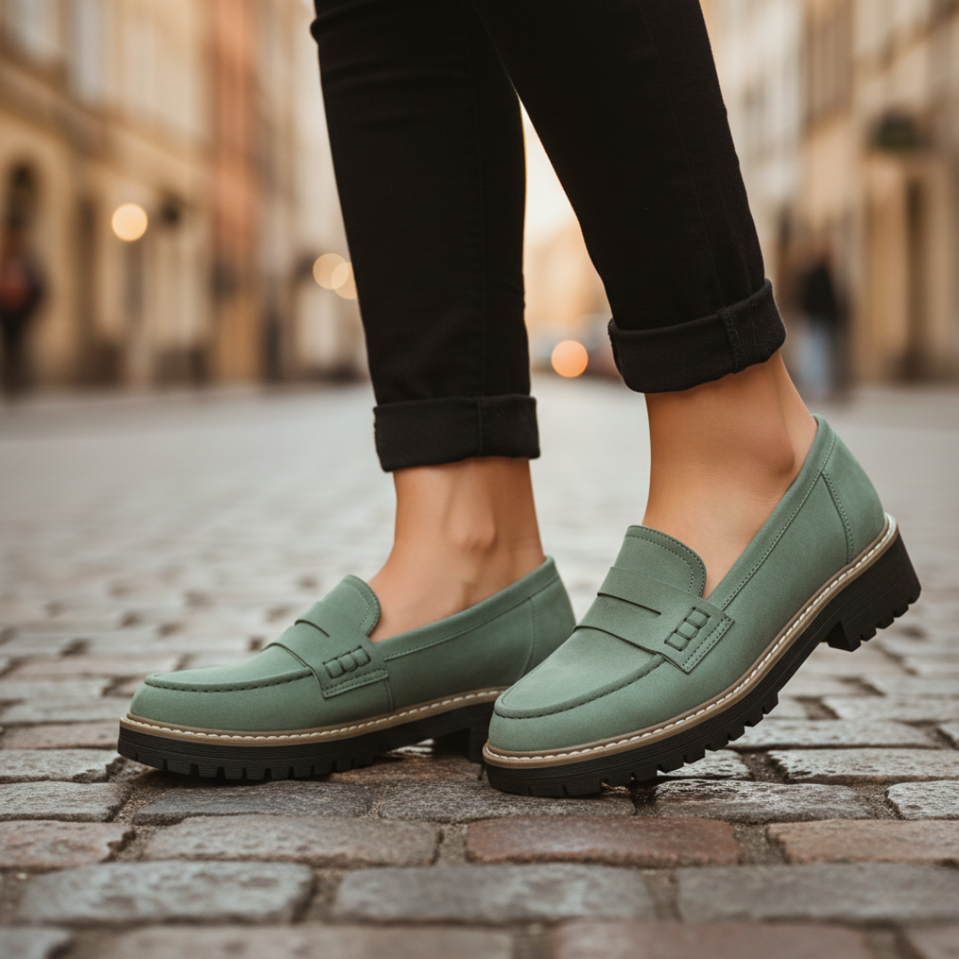 Damen Loafer mit Profilsohle Elegant | Vestea
