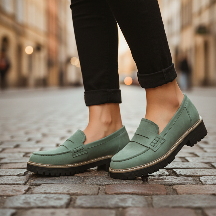 Damen Loafer mit Profilsohle Elegant | Vestea