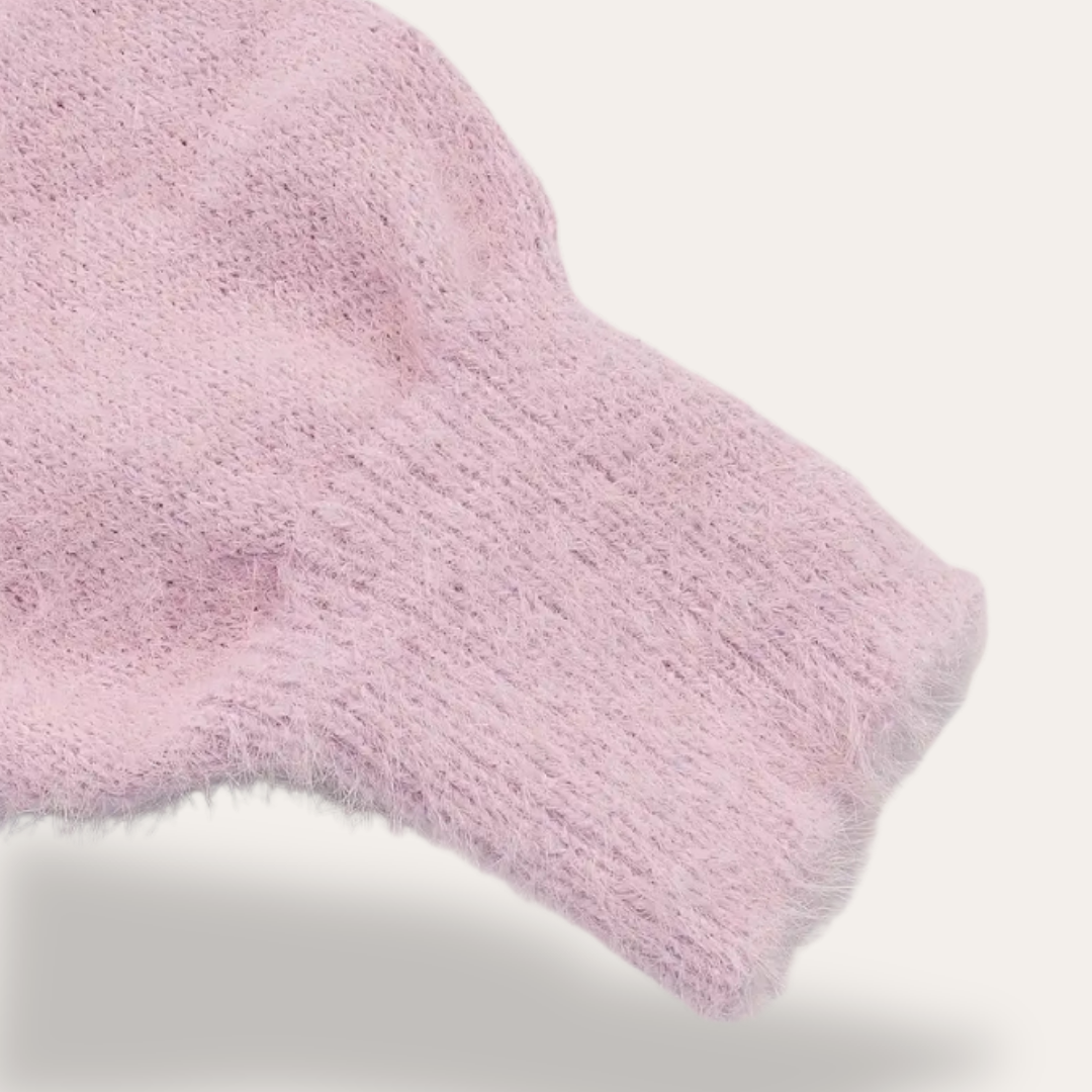 Strickpullover mit Perlendetails für Damen | Vestea