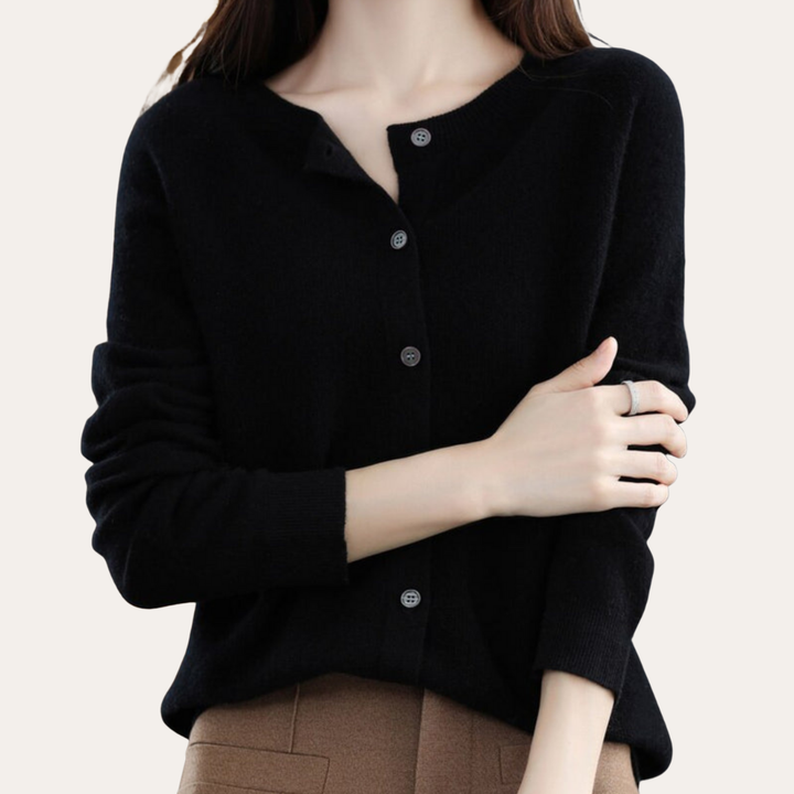 Damen Kaschmir Cardigan – Eleganter Strickpullover Frauen |  Vestea