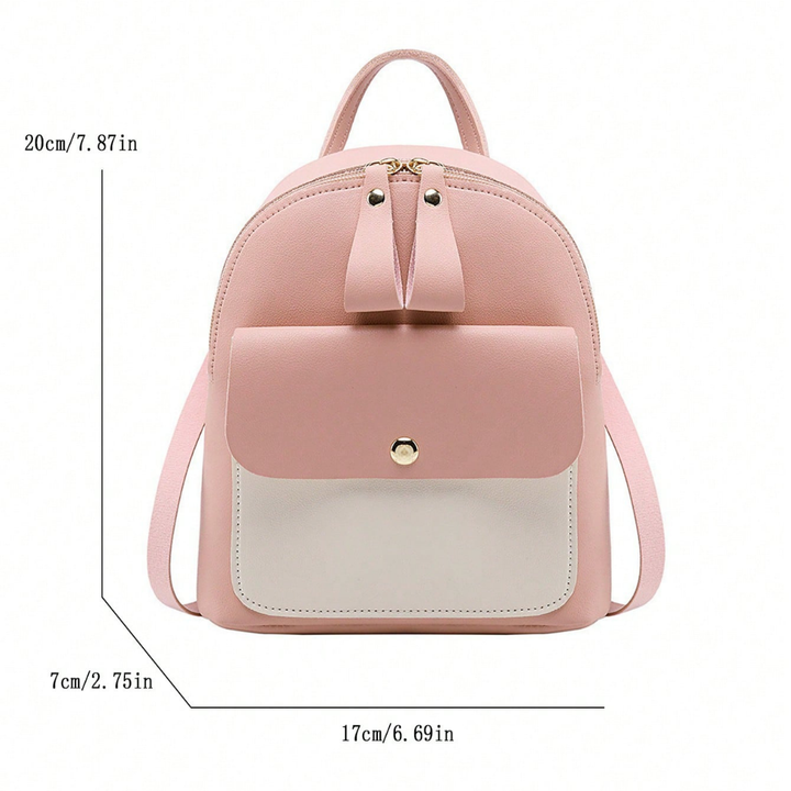Damen Kunstleder Rucksack Stilvolle Kleine Damen Handtasche | Vestea