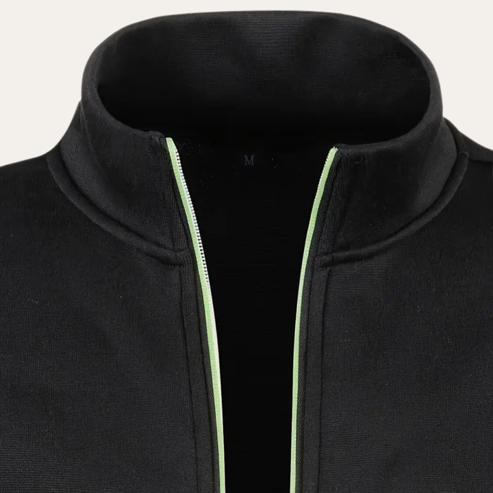 Atmungsaktiven Sportlichen Zip-Jacke für Herren | Vestea
