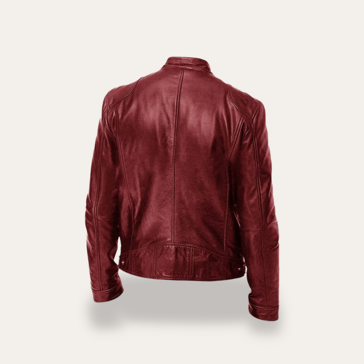 Leder Bikerjacke für Herren | Vestea