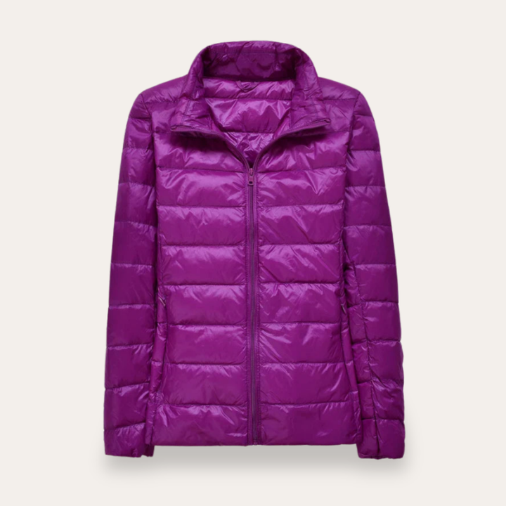 Damen Steppjacke mit Kapuze, leicht, wasserabweisend | Vestea