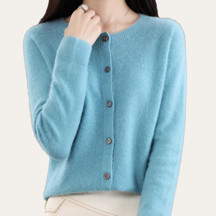 Damen Kaschmir Cardigan – Eleganter Strickpullover Frauen |  Vestea