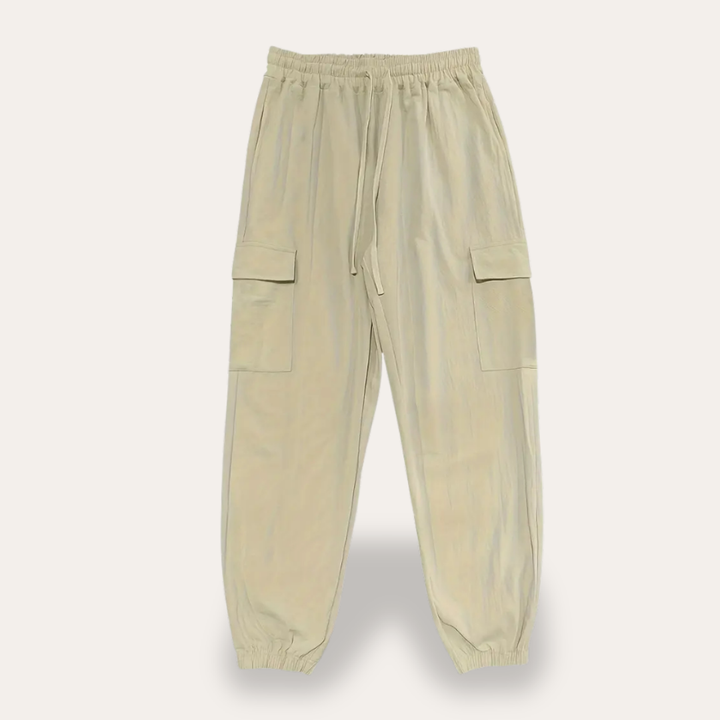 Herren Leinen Cargo Hose Atmungsaktive Sommerhose für Männer | Vestea