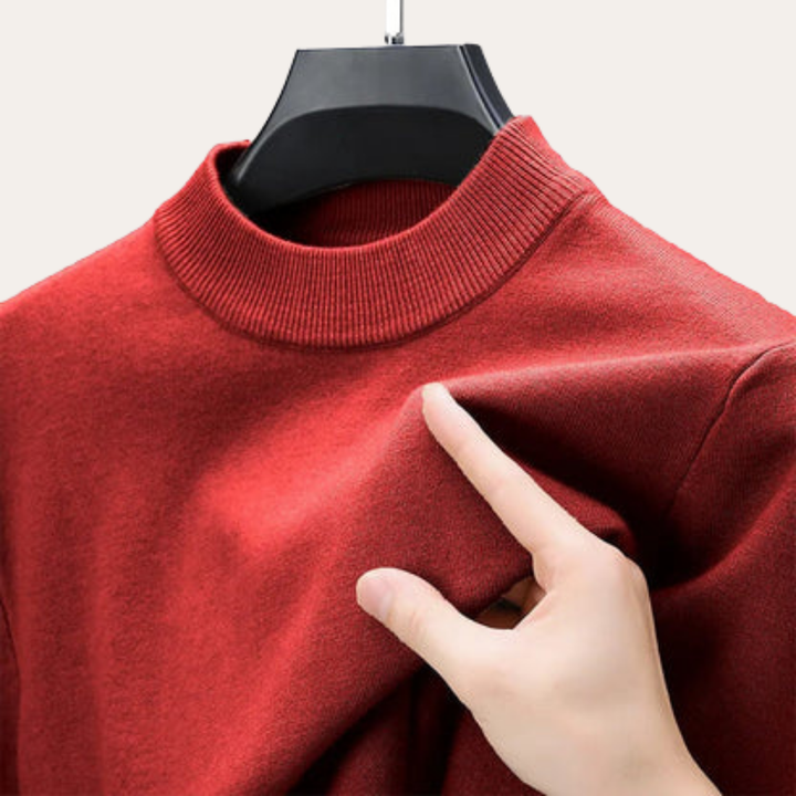 Herren Pullover Rundhals Langarm Basic | Vestea