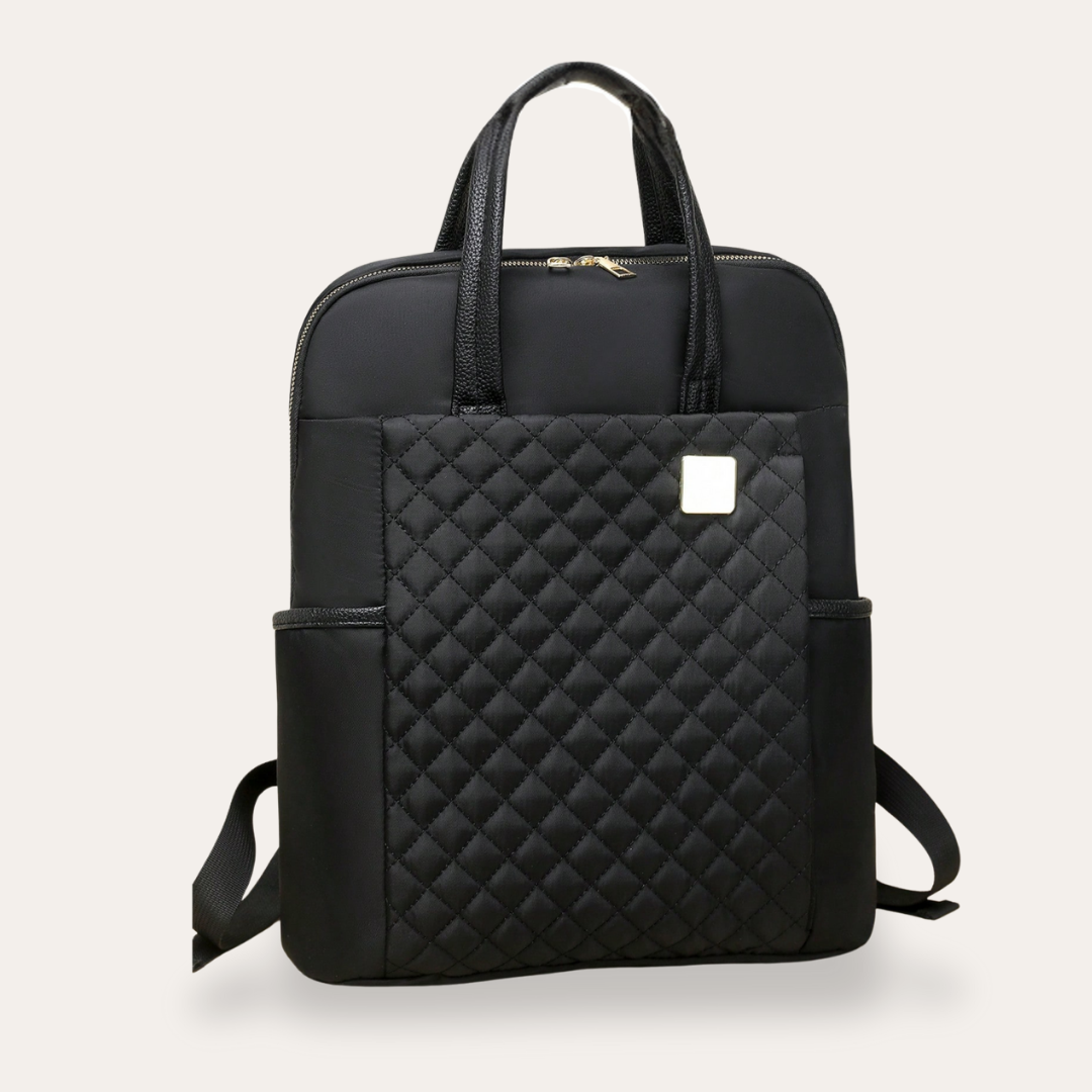 Damen Gepolsterter Rucksack Laptop Tasche Business Nylon | Vestea