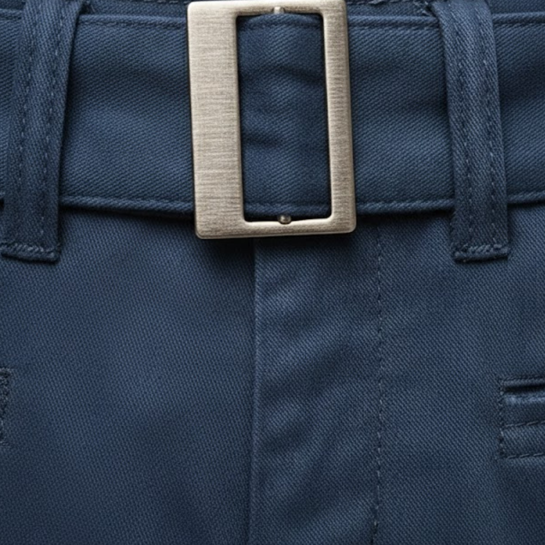 Pantalon cargo en coton à lavage vintage coupe décontractée pour homme