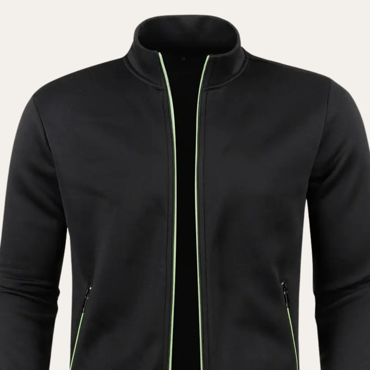 Atmungsaktiven Sportlichen Zip-Jacke für Herren | Vestea