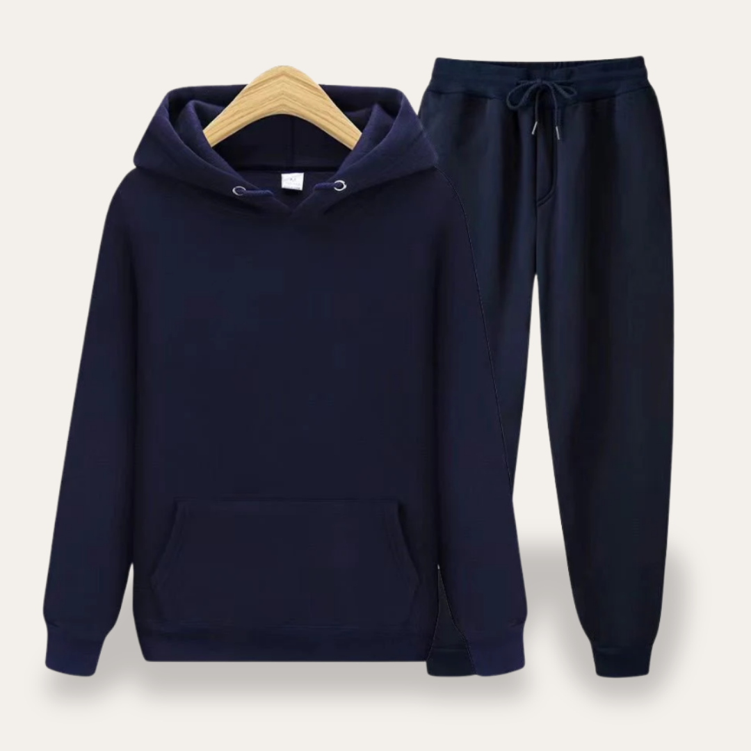 Herren Trainingsanzug Kapuzenpullover Jogginghose Freizeit Set | Vestea