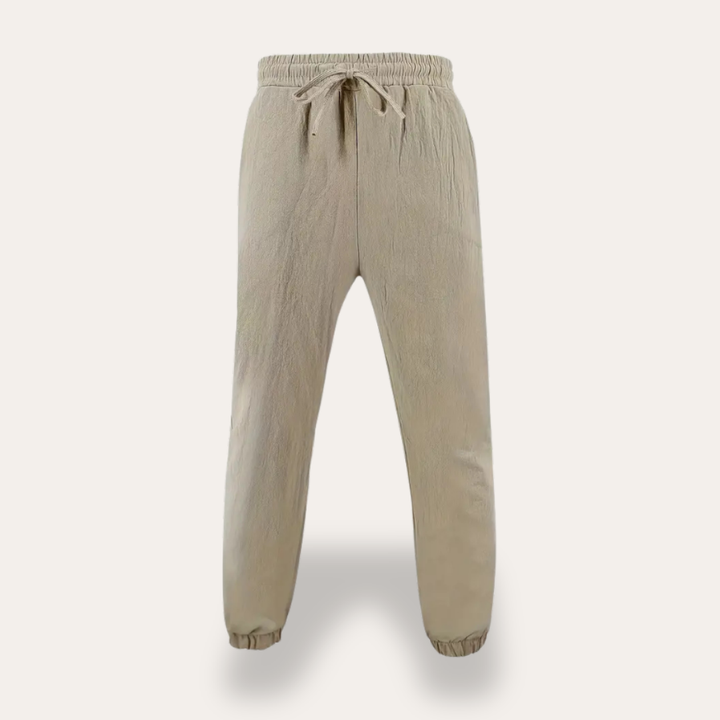 Herren Leinen Jogginghose , Atmungsaktive und bequeme Sommerhose für | Vestea