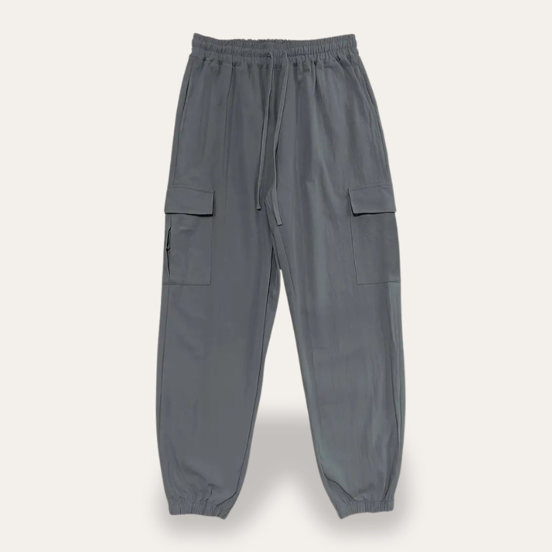 Herren Leinen Cargo Hose Atmungsaktive Sommerhose für Männer | Vestea