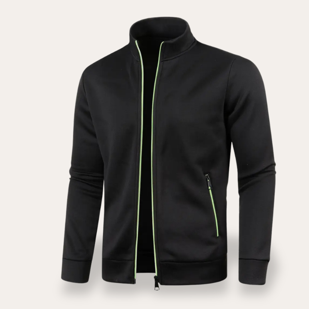 Atmungsaktiven Sportlichen Zip-Jacke für Herren | Vestea