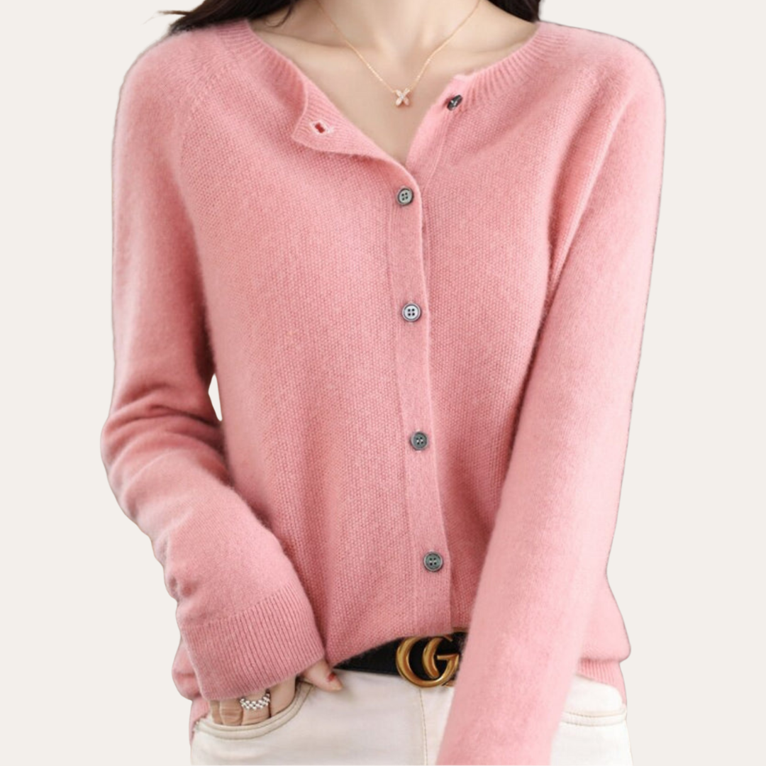 Damen Kaschmir Cardigan – Eleganter Strickpullover Frauen |  Vestea
