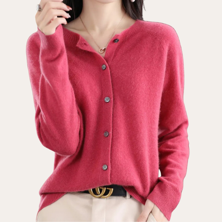 Damen Kaschmir Cardigan – Eleganter Strickpullover Frauen |  Vestea