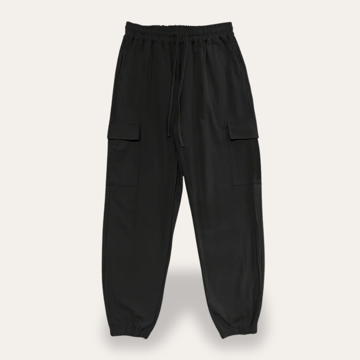 Herren Leinen Cargo Hose Atmungsaktive Sommerhose für Männer | Vestea
