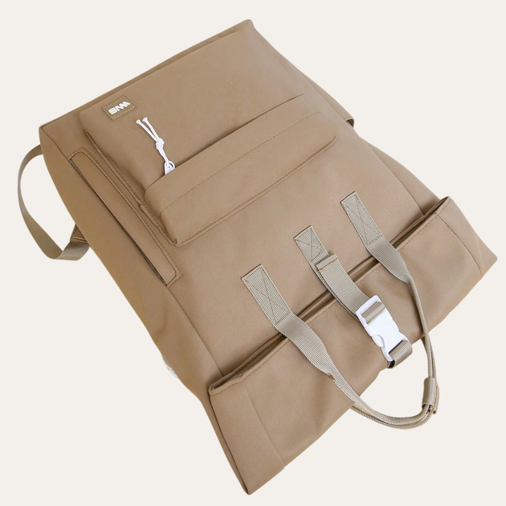 Rolltop Damen Rucksack Canvas Freizeit Urban Bag Tagesrucksack | Vestea