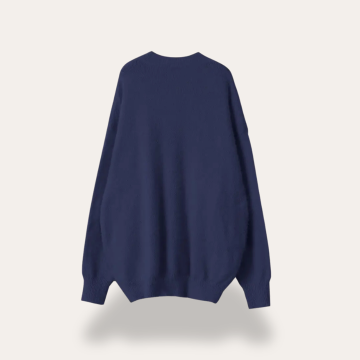 Strickpullover mit Perlendetails für Damen | Vestea