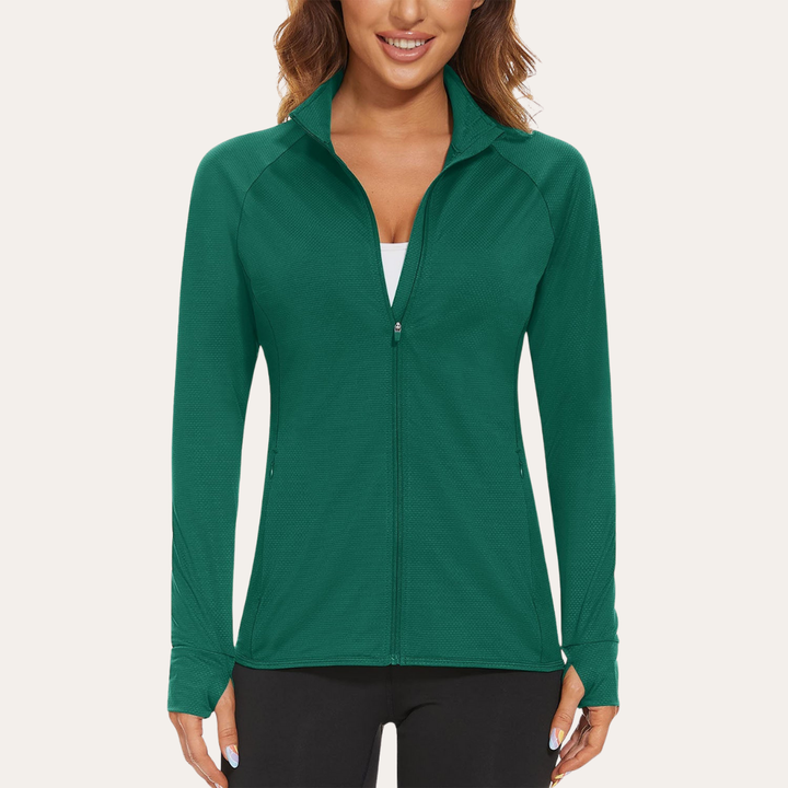 Leichte UV-Schutzjacke für Damen mit Langarm | Vestea