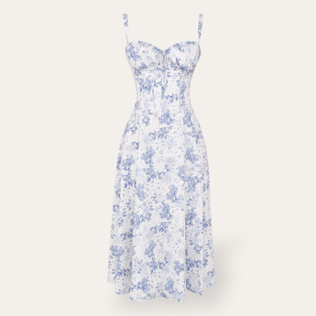 Damen Midi Kleid aus Viskose | Vestea