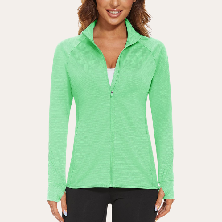Leichte UV-Schutzjacke für Damen mit Langarm | Vestea