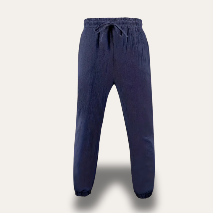 Herren Leinen Jogginghose , Atmungsaktive und bequeme Sommerhose für | Vestea