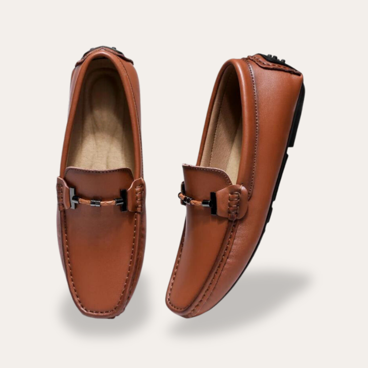 Herren Orthopedico Slipper Leder Loafer | Vestea