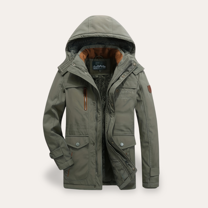 Herren-Winterjacke mit Kapuze | Vestea