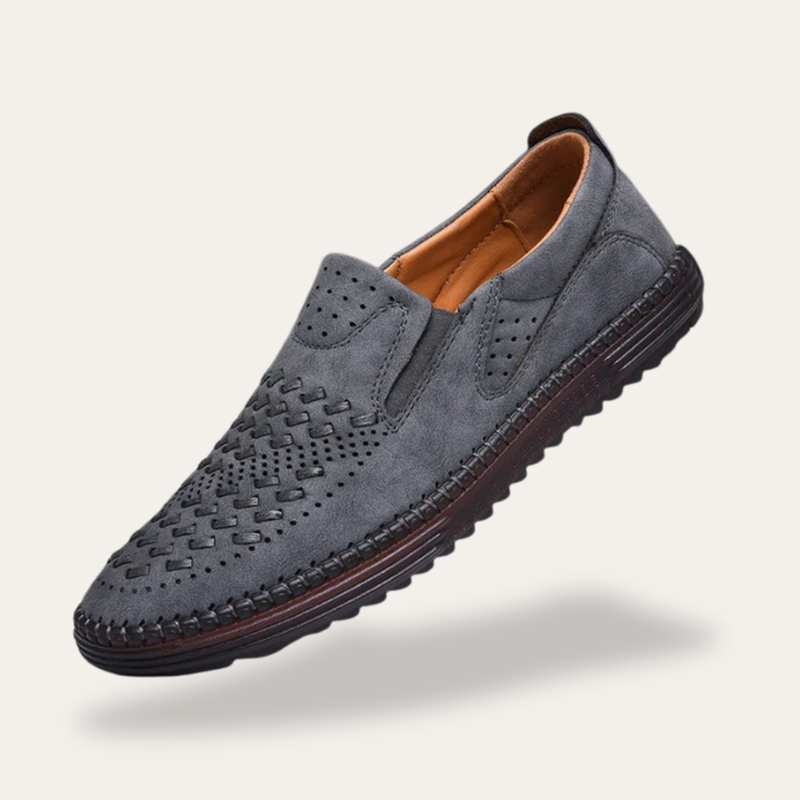 Herren Orthopedico Slipper Wildleder Atmungsaktiv Komfortsohle | Vestea