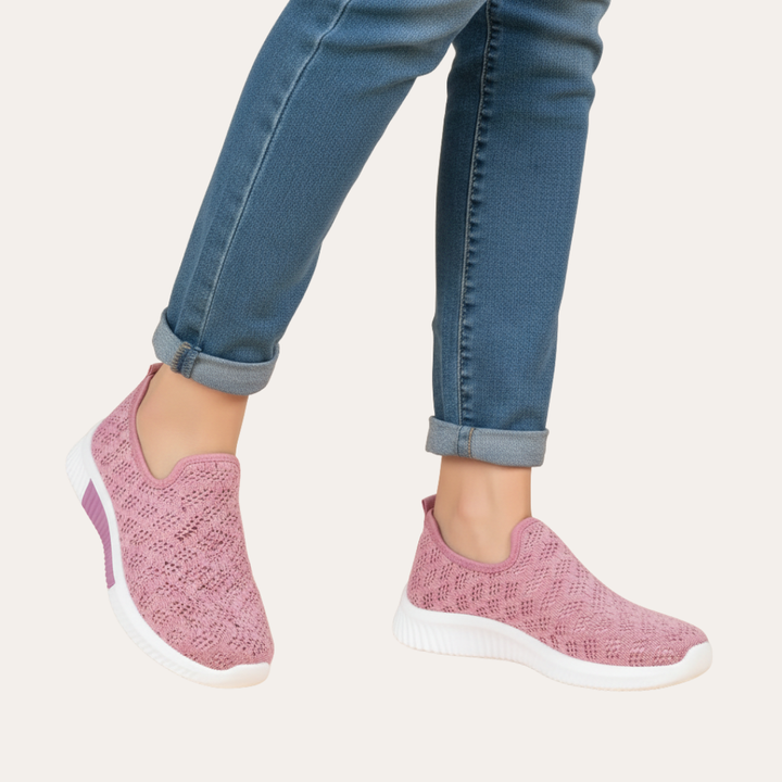 Orthopädische Damen Slipper Sneakers rutschfest bequem | Vestea