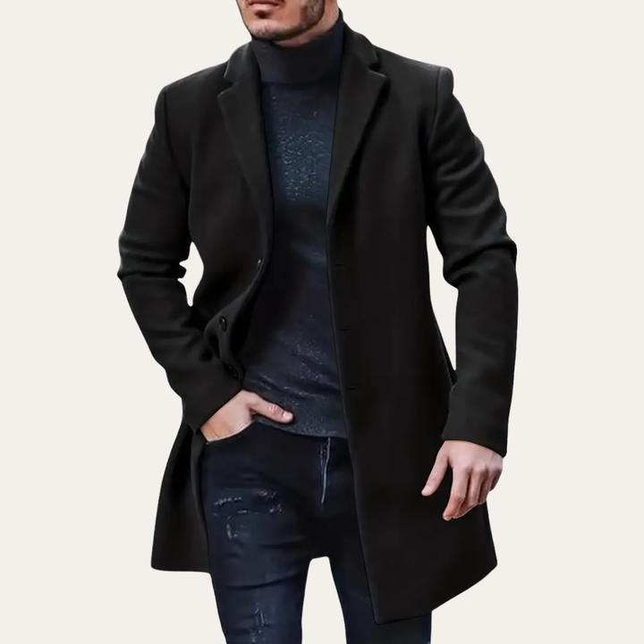 Herren Wollmantel Slim Fit | Vestea