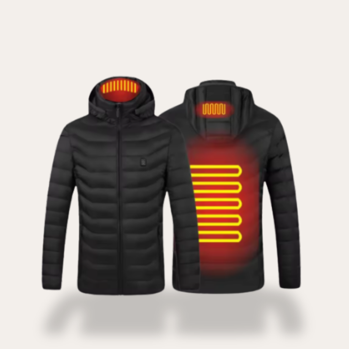 Herren Heizjacke mit Kapuze Winterjacke | Vestea