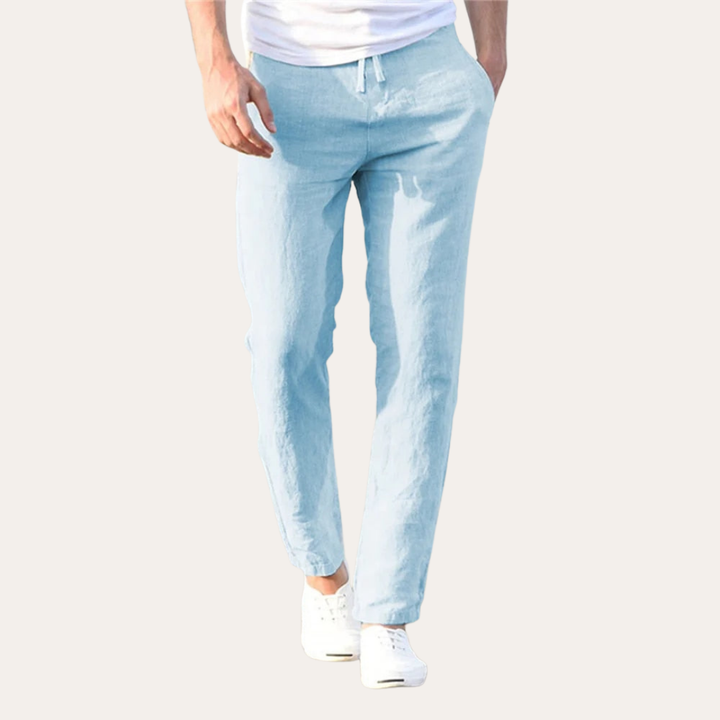 Herren Leinenhose Atmungsaktive Streetwear für Männer, Bequeme Passform | Vestea