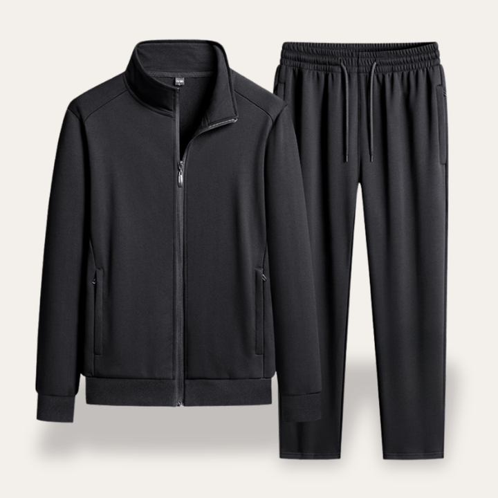 Herren Trainingsanzug Zweiteiler Sport Freizeit Set mit Reißverschluss | Vestea