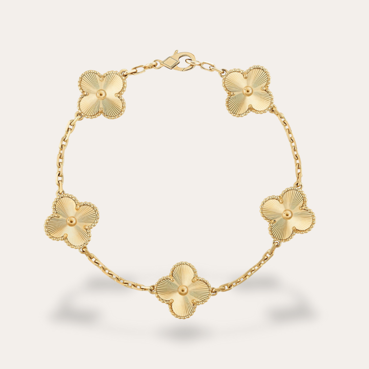 Damen Armband Blumen Design Edelstahl Verstellbar | Vestea