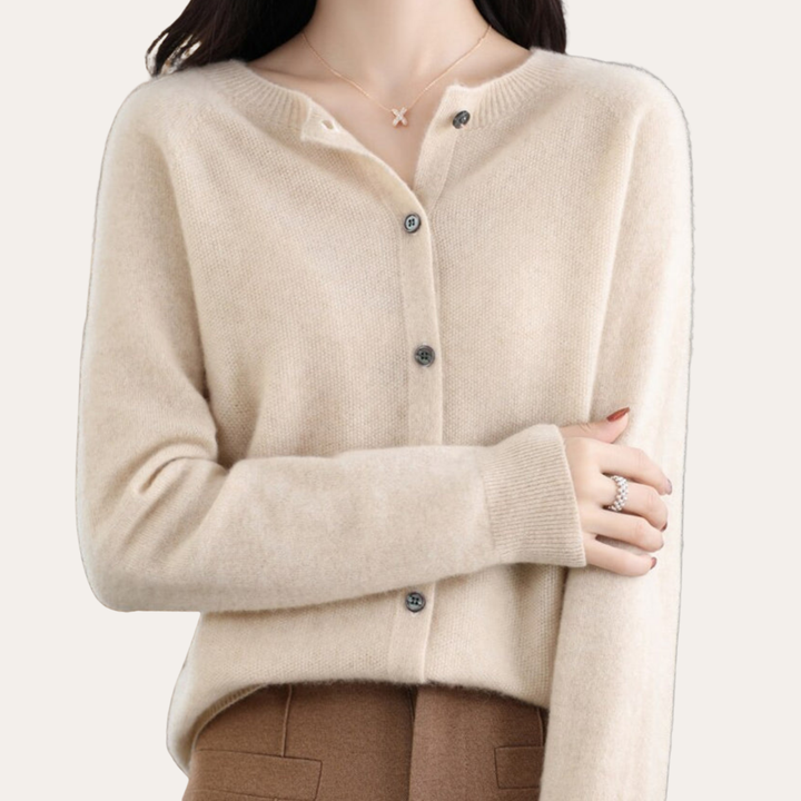 Damen Kaschmir Cardigan – Eleganter Strickpullover Frauen |  Vestea