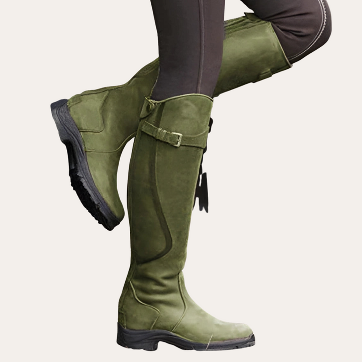 Damen Winter Reitstiefel mit wasserabweisendem Material | Vestea