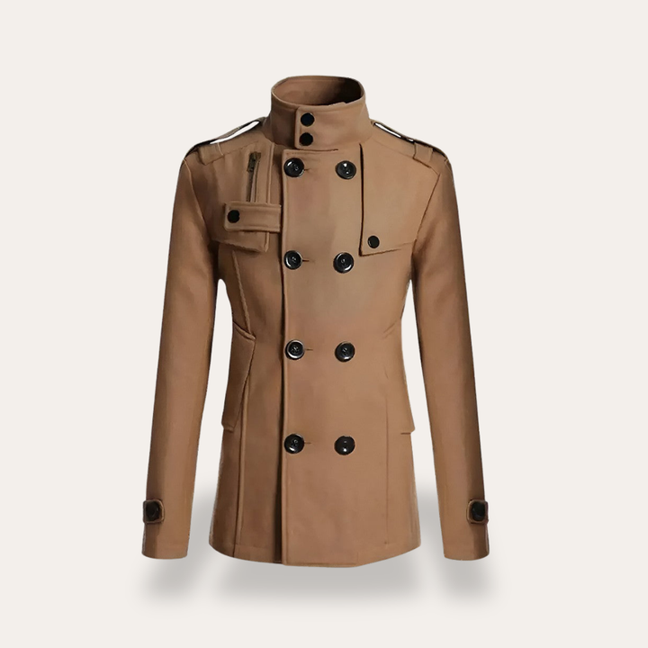 Herren Mantel Doppelreiher Übergangsjacke | Vestea